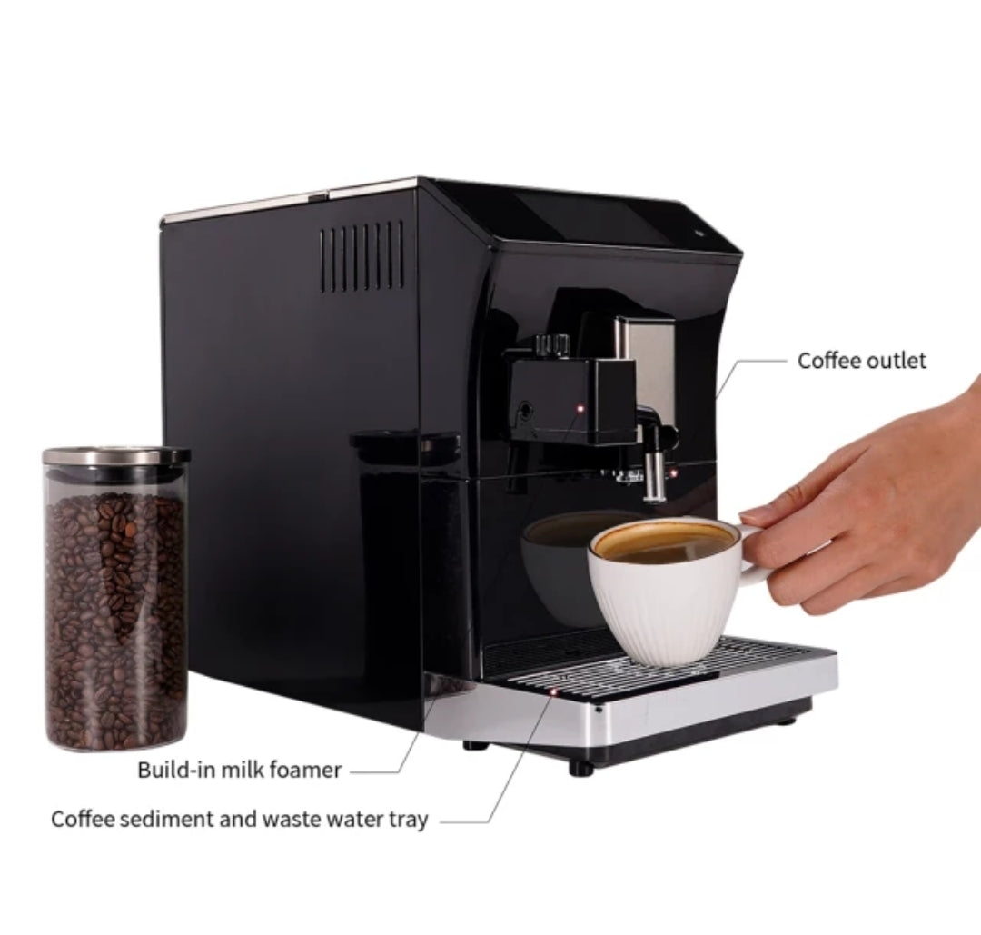 Super Automatic Espresso Machine Coffee & Cappuccino with 1 Cases of 6 Kg of Italian Espresso