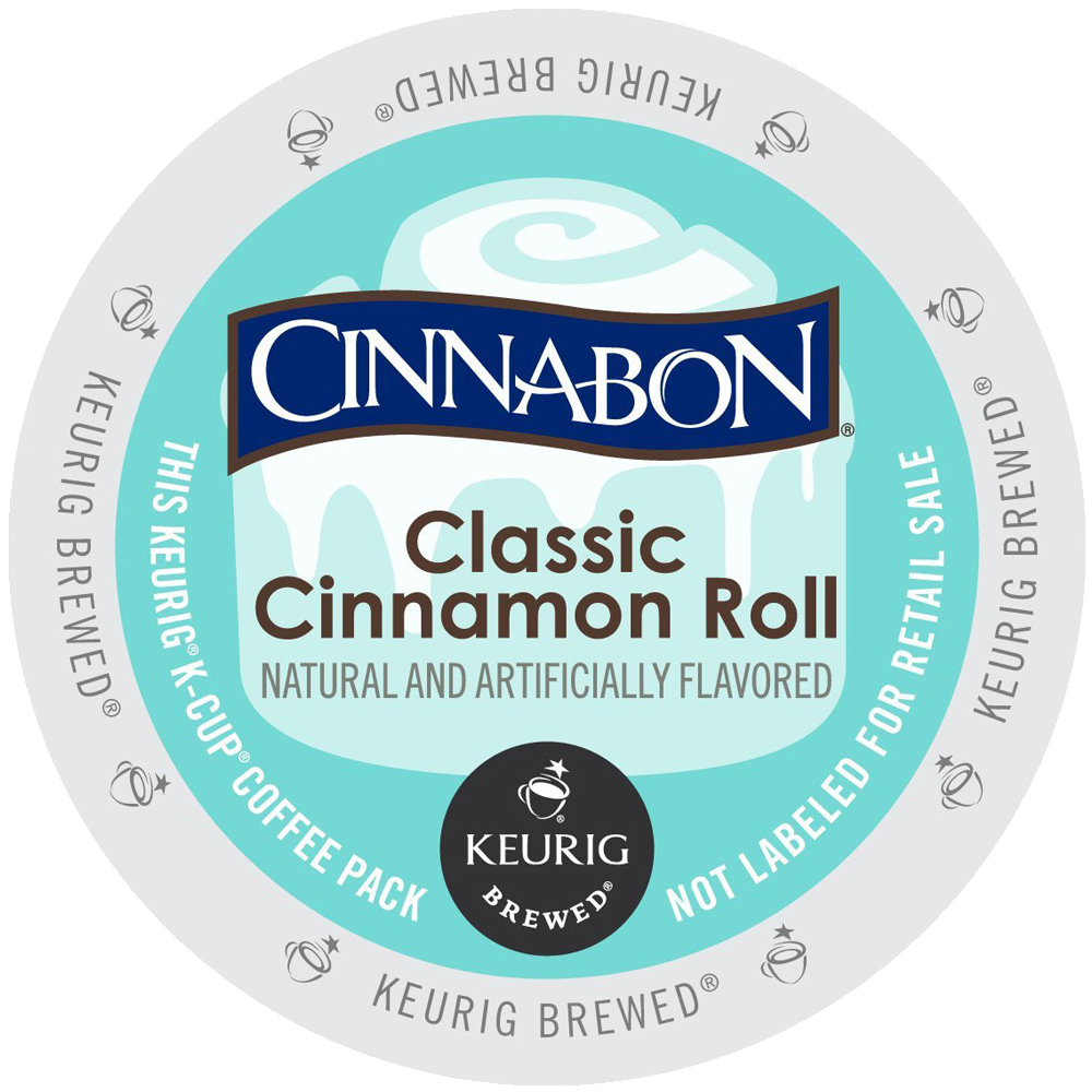 Cinnabon K-Cup Portion Pack for Keurig Brewers Classic Cinnamon