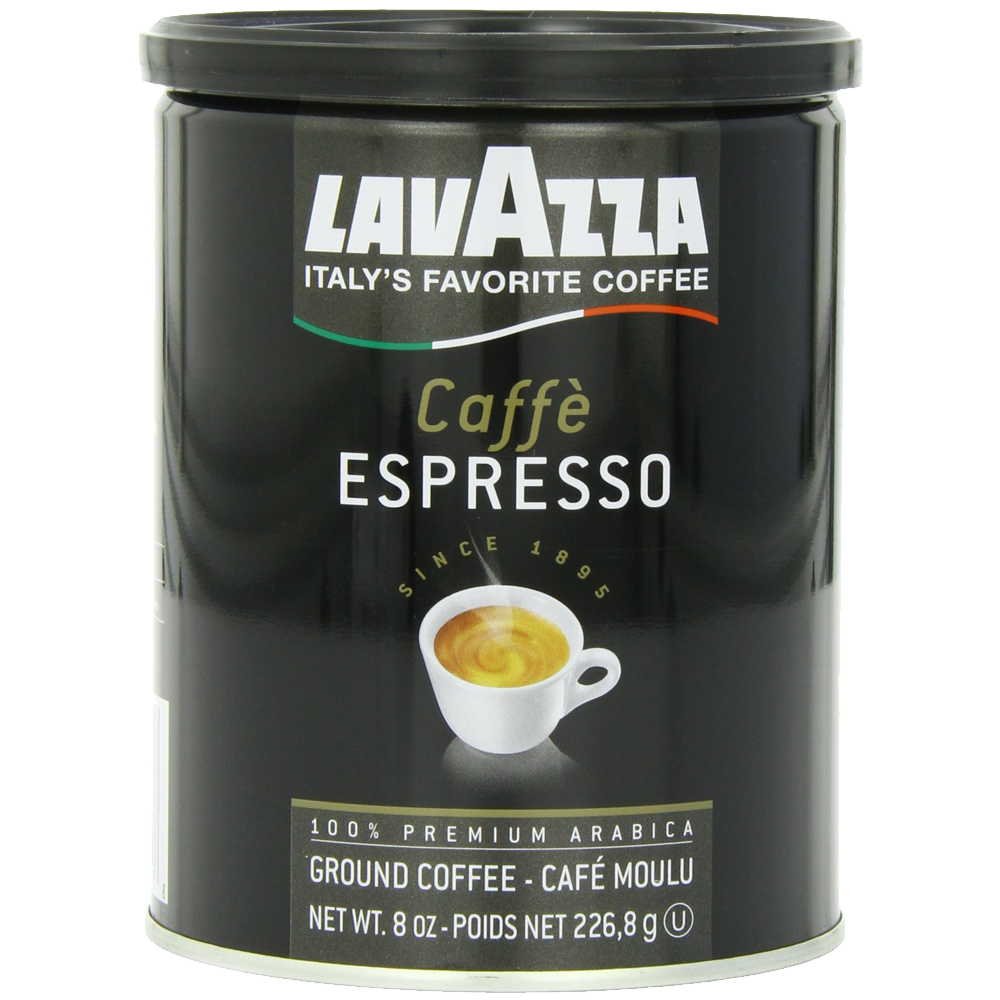 Lavazza Caffe Espresso - Ground Coffee 8-Ounce Cans