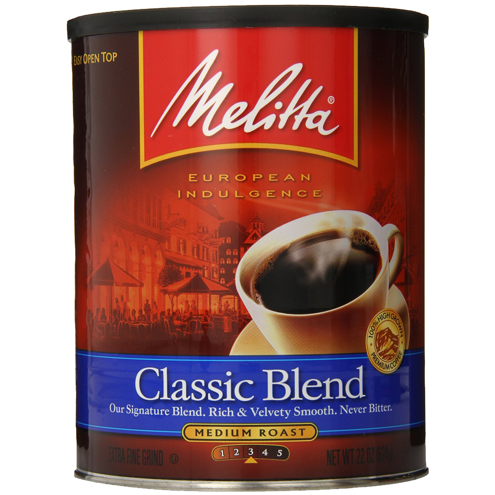 Melitta Coffee Classic Blend Ground Medium Roast