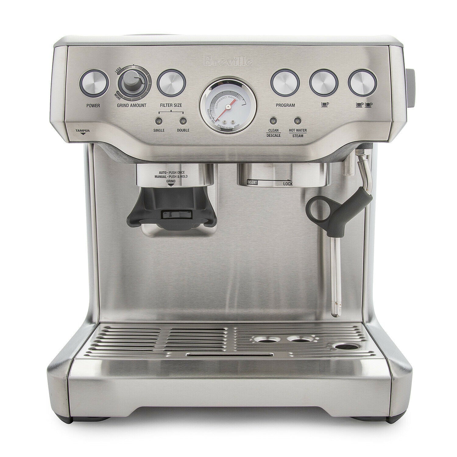 Breville Barista Express Espresso Machine with a Case of 6 KG Espresso Beans Barbaro 60/40, and 1 Purtru espresso Machine Cleaner